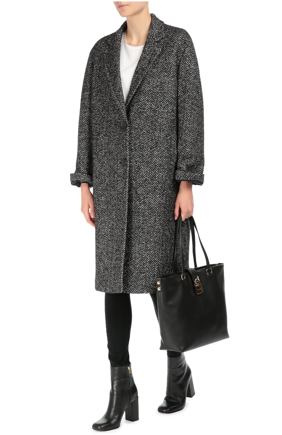 Женская сумка-шоппер dolce large DOLCE & GABBANA черная цвета, арт. 0116/BB6221/AC176 купить в ЦУМ | Фото №2 Сумка-шоппер Dolce large Dolce & Gabbana черная цвета | Фото №2