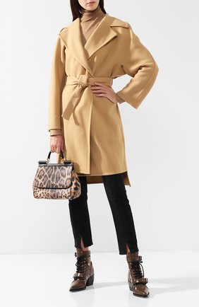 Женская сумка sicily medium с анималистичным принтом DOLCE & GABBANA леопардовая цвета, арт. 0116/BB6002/A7158 купить в ЦУМ | Фото №2 Сумка Sicily medium с анималистичным принтом Dolce & Gabbana леопардовая цвета | Фото №2