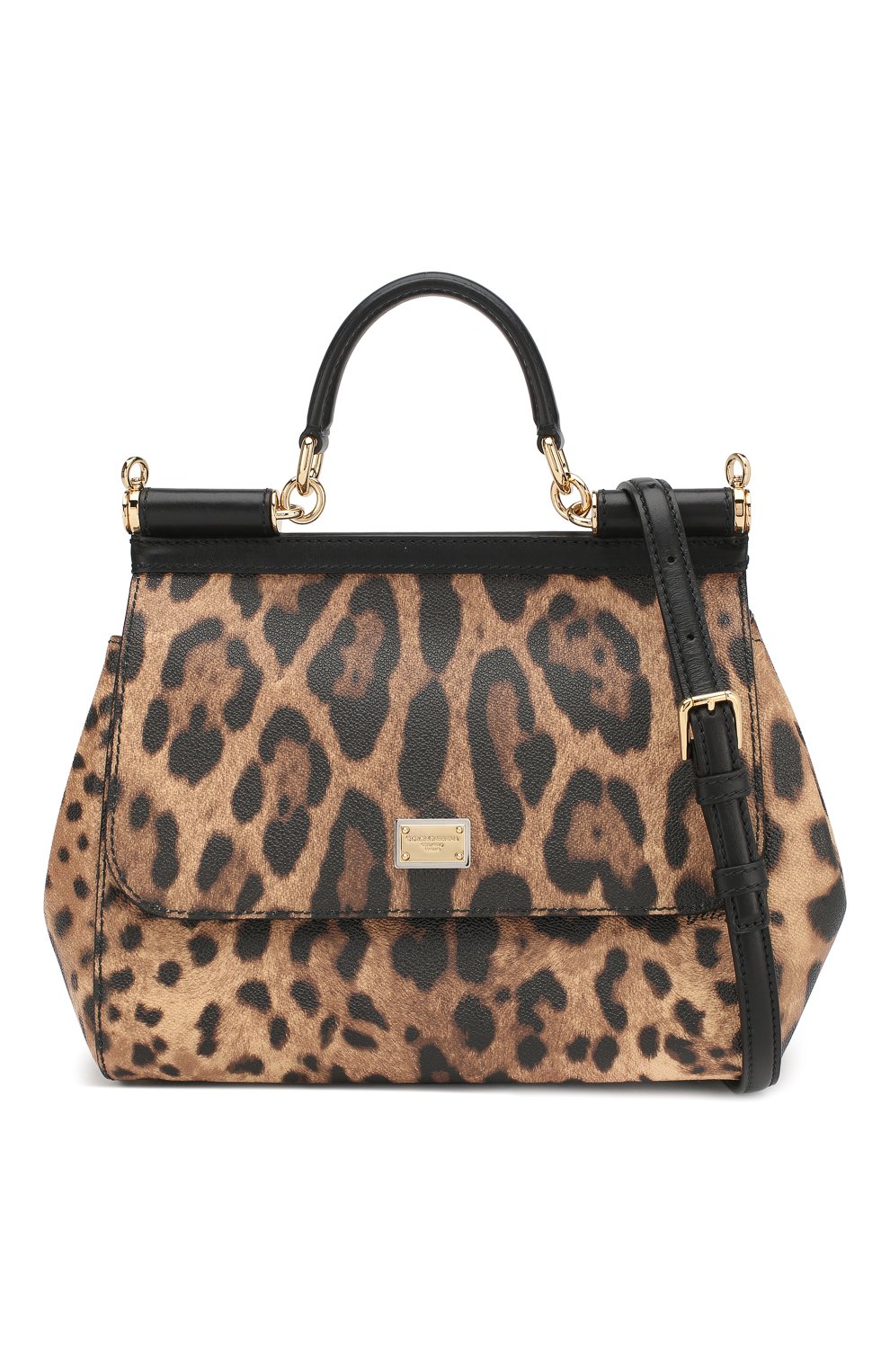 Женская сумка sicily medium с анималистичным принтом DOLCE & GABBANA леопардовая цвета, арт. 0116/BB6002/A7158 купить в ЦУМ | Фото №6 Сумка Sicily medium с анималистичным принтом Dolce & Gabbana леопардовая цвета | Фото №6
