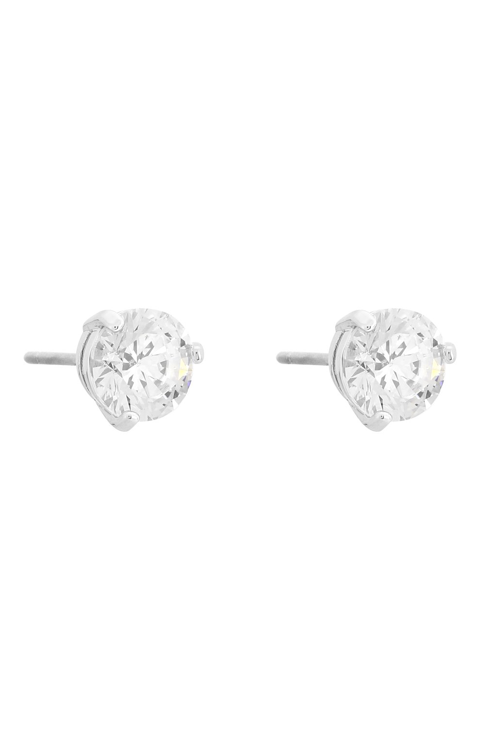 Женские серьги solitaire SWAROVSKI серебряного цвета по цене 3990 руб., арт. 1800046 | Фото 3 Женские серьги solitaire SWAROVSKI серебряного цвета, арт. 1800046 | Фото 3