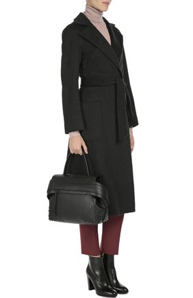 Женская сумка wave small TOD’S черная цвета, арт. XBWAMRHG201SRK купить в ЦУМ | Фото №2 Сумка Wave small Tod’s черная цвета | Фото №2