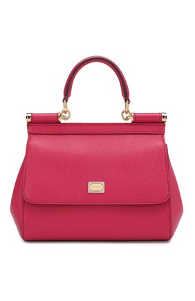 Женская сумка sicily small DOLCE & GABBANA фуксия цвета, арт. 0116/BB6003/A1001 купить в ЦУМ | Фото №1 Сумка Sicily small Dolce & Gabbana фуксия цвета | Фото №1