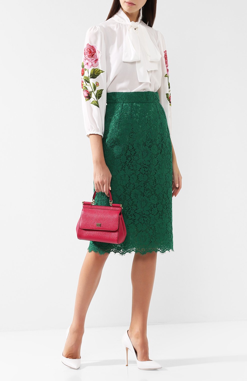 Женская сумка sicily small DOLCE & GABBANA фуксия цвета, арт. 0116/BB6003/A1001 купить в ЦУМ | Фото №2 Сумка Sicily small Dolce & Gabbana фуксия цвета | Фото №2