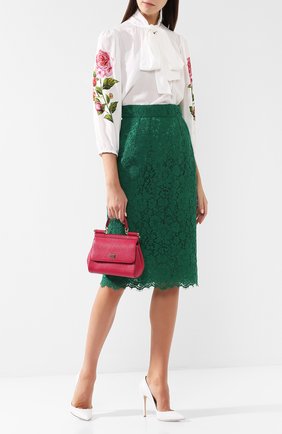 Женская сумка sicily small DOLCE & GABBANA фуксия цвета, арт. 0116/BB6003/A1001 купить в ЦУМ | Фото №2 Сумка Sicily small Dolce & Gabbana фуксия цвета | Фото №2