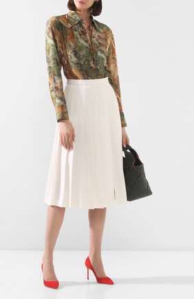 Женская замшевые туфли romy 85 JIMMY CHOO красного цвета по цене 39100 руб., арт. R0MY 85/SUE | Фото 2 Женская замшевые туфли romy 85 JIMMY CHOO красного цвета, арт. R0MY 85/SUE | Фото 2
