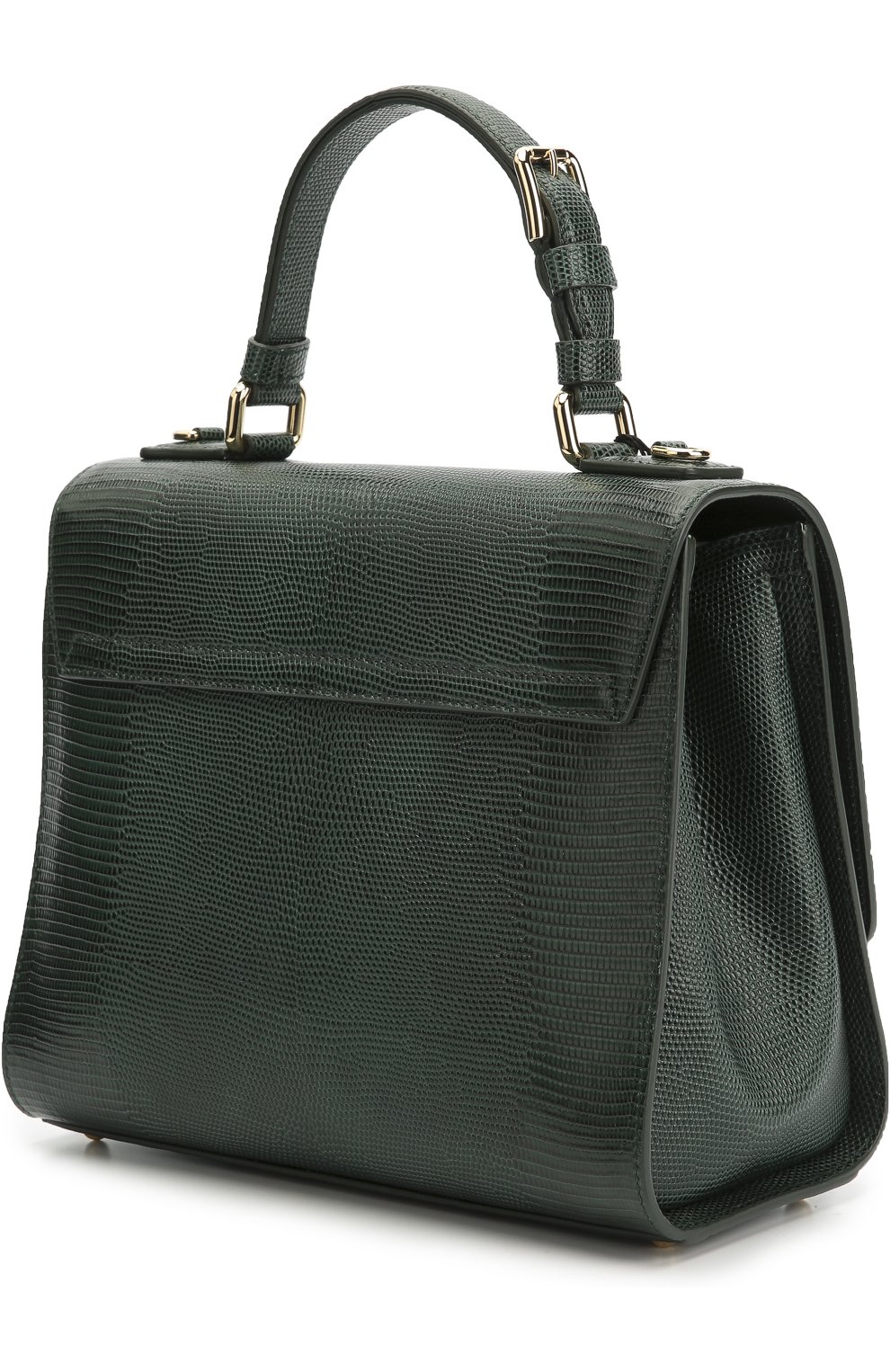Женская сумка monica с тиснением под игуану DOLCE & GABBANA зеленая цвета, арт. 0116/BB5826/A1095 купить в ЦУМ | Фото №3 Сумка Monica с тиснением под игуану Dolce & Gabbana зеленая цвета | Фото №3