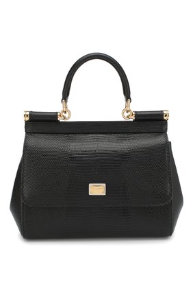 Женская сумка sicily small на цепочке с бусинами DOLCE & GABBANA черная цвета, арт. 0116/BB6003/AC538 купить в ЦУМ | Фото №1 Сумка Sicily small на цепочке с бусинами Dolce & Gabbana черная цвета | Фото №1