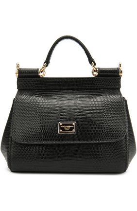 Сумка Sicily micro на цепочке с бусинами Dolce & Gabbana, черного цвета, арт. 0116/BB5999/AC538 в ЦУМ | Фото №1 Сумка Sicily micro на цепочке с бусинами Dolce & Gabbana черного цвета | Фото №1