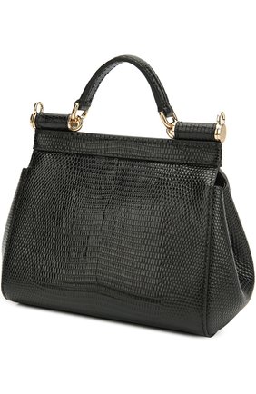 Сумка Sicily micro на цепочке с бусинами Dolce & Gabbana, черного цвета, арт. 0116/BB5999/AC538 в ЦУМ | Фото №3 Сумка Sicily micro на цепочке с бусинами Dolce & Gabbana черного цвета | Фото №3