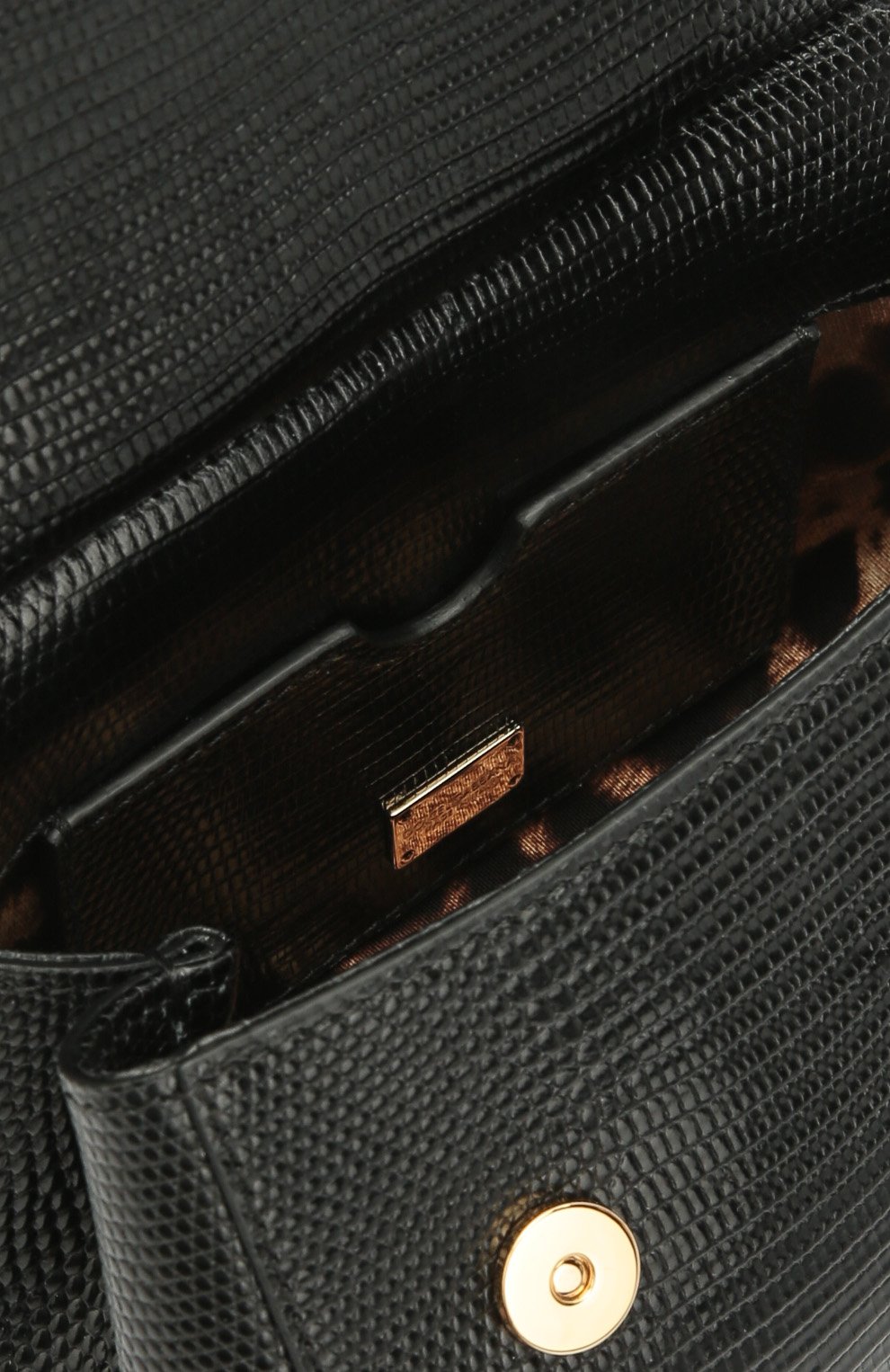 Сумка Sicily micro на цепочке с бусинами Dolce & Gabbana, черного цвета, арт. 0116/BB5999/AC538 в ЦУМ | Фото №4 Сумка Sicily micro на цепочке с бусинами Dolce & Gabbana черного цвета | Фото №4