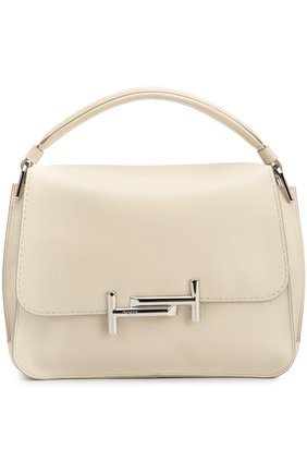 Женская сумка double t small TOD’S белая цвета, арт. XBWAMUY0200TIC купить в ЦУМ | Фото №1 Сумка Double T Small Tod’s белая цвета | Фото №1