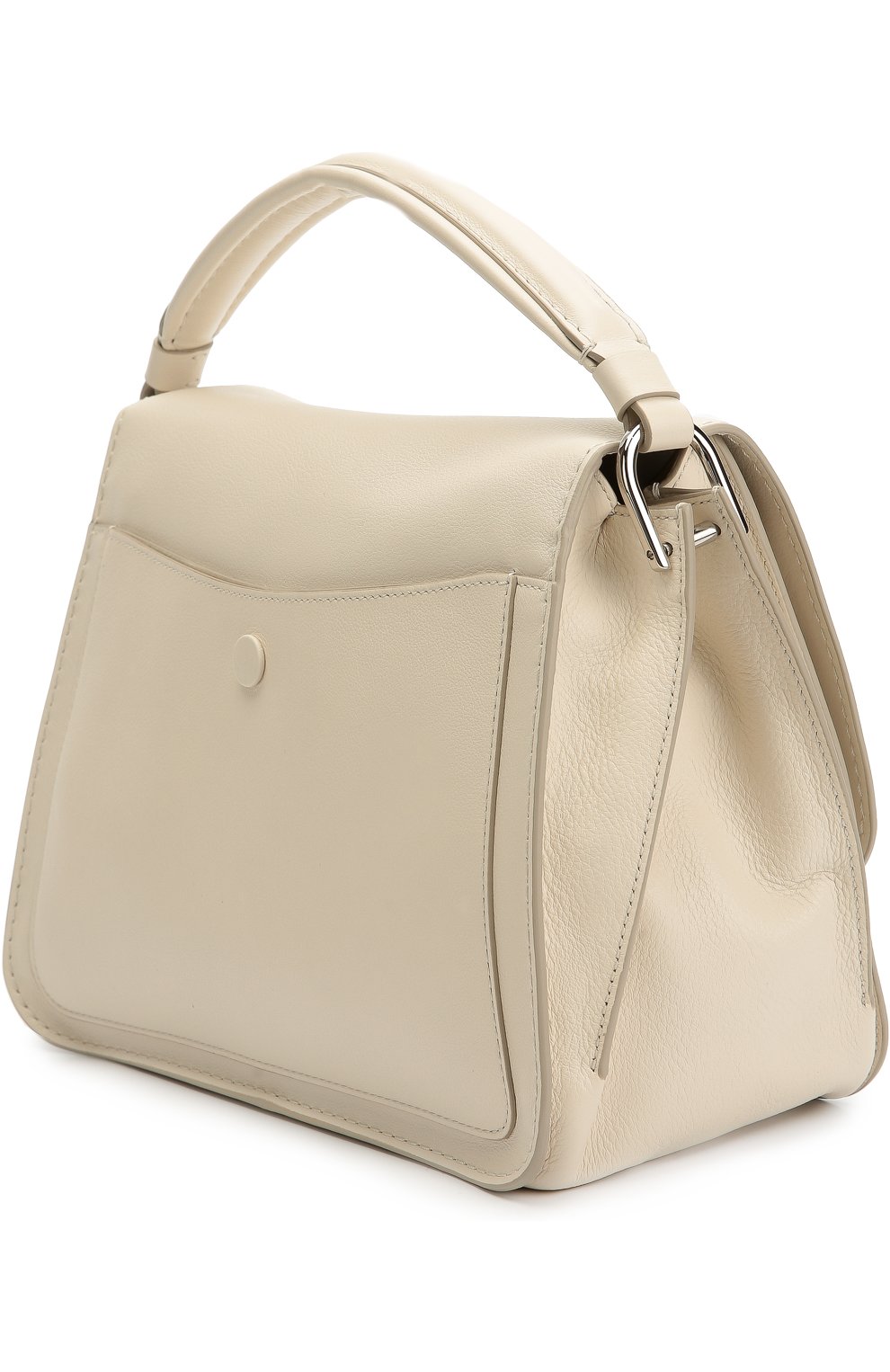 Женская сумка double t small TOD’S белая цвета, арт. XBWAMUY0200TIC купить в ЦУМ | Фото №3 Сумка Double T Small Tod’s белая цвета | Фото №3