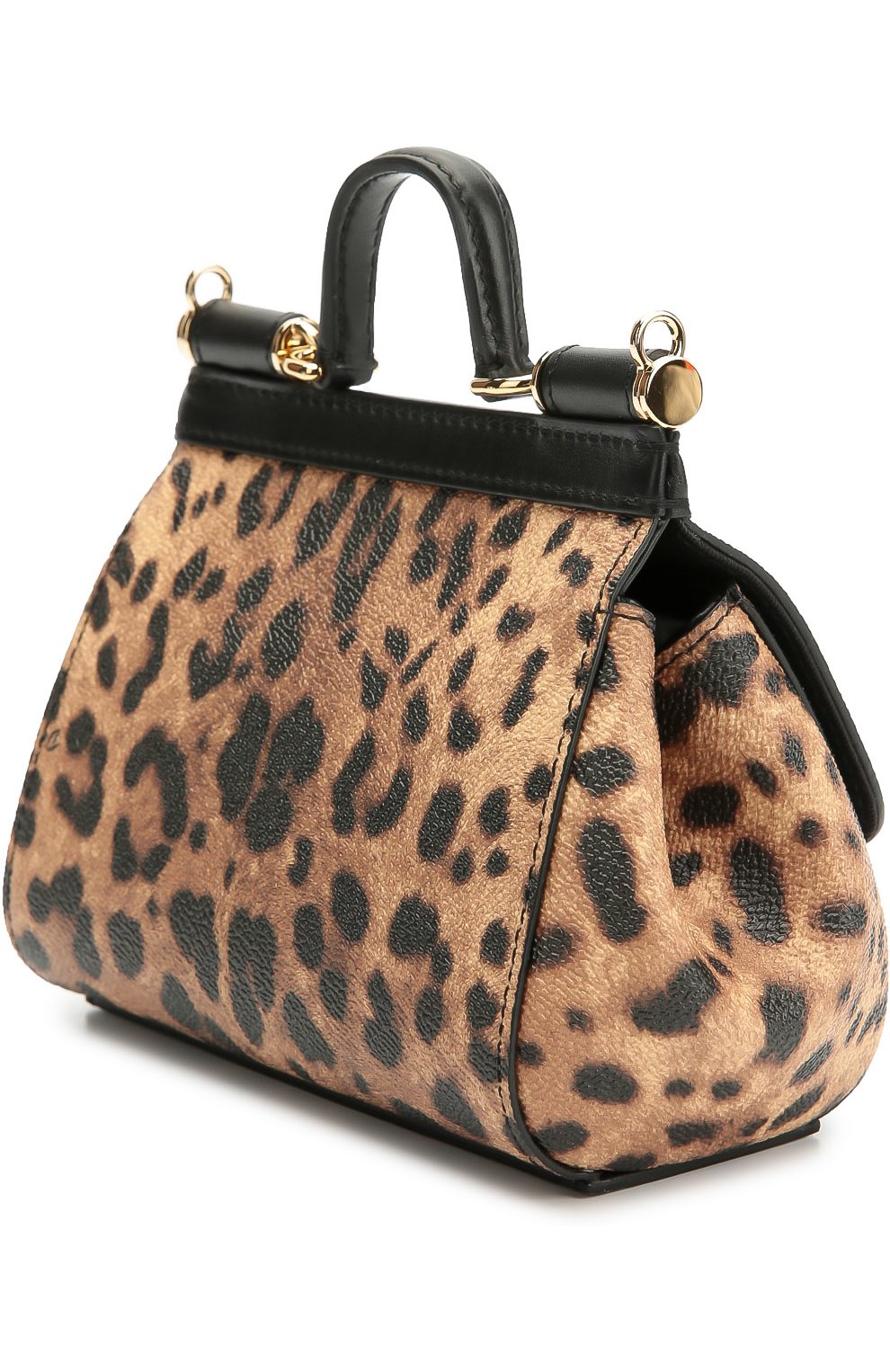 Сумка Sicily micro с леопардовым принтом Dolce & Gabbana, леопардового цвета, арт. 0116/BB5999/A7158 в ЦУМ | Фото №3 Сумка Sicily micro с леопардовым принтом Dolce & Gabbana леопардового цвета | Фото №3
