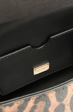 Сумка Sicily micro с леопардовым принтом Dolce & Gabbana, леопардового цвета, арт. 0116/BB5999/A7158 в ЦУМ | Фото №4 Сумка Sicily micro с леопардовым принтом Dolce & Gabbana леопардового цвета | Фото №4