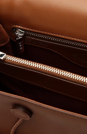 Женская сумка double t mini с плетением и кистями TOD’S светло-коричневая цвета, арт. XBWAMUJT100T0P купить в ЦУМ | Фото №4 Сумка Double T Mini с плетением и кистями Tod’s светло-коричневая цвета | Фото №4