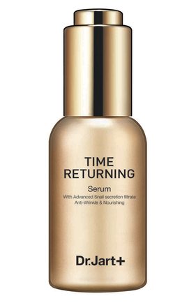 Женского антивозрастная сыворотка с муцином улитки time returning DR.JART+ бесцветного цвета по цене 8520 руб., арт. 8809380644727 | Фото 1 Женского антивозрастная сыворотка с муцином улитки time returning DR.JART+ бесцветного цвета, арт. 8809380644727 | Фото 1