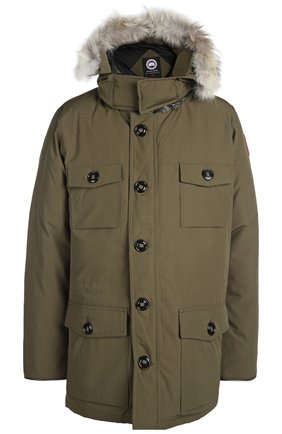 Мужская хаки пуховая куртка Canada Goose, арт. 4074M купить в ЦУМ | Фото №1 Пуховая куртка Canada Goose хаки | Фото №1