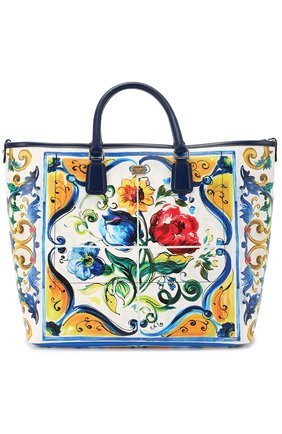 Женская сумка lara с принтом maiolica DOLCE & GABBANA разноцветная цвета, арт. 0116/BB5986/AD388 купить в ЦУМ | Фото №1 Сумка Lara с принтом Maiolica Dolce & Gabbana разноцветная цвета | Фото №1