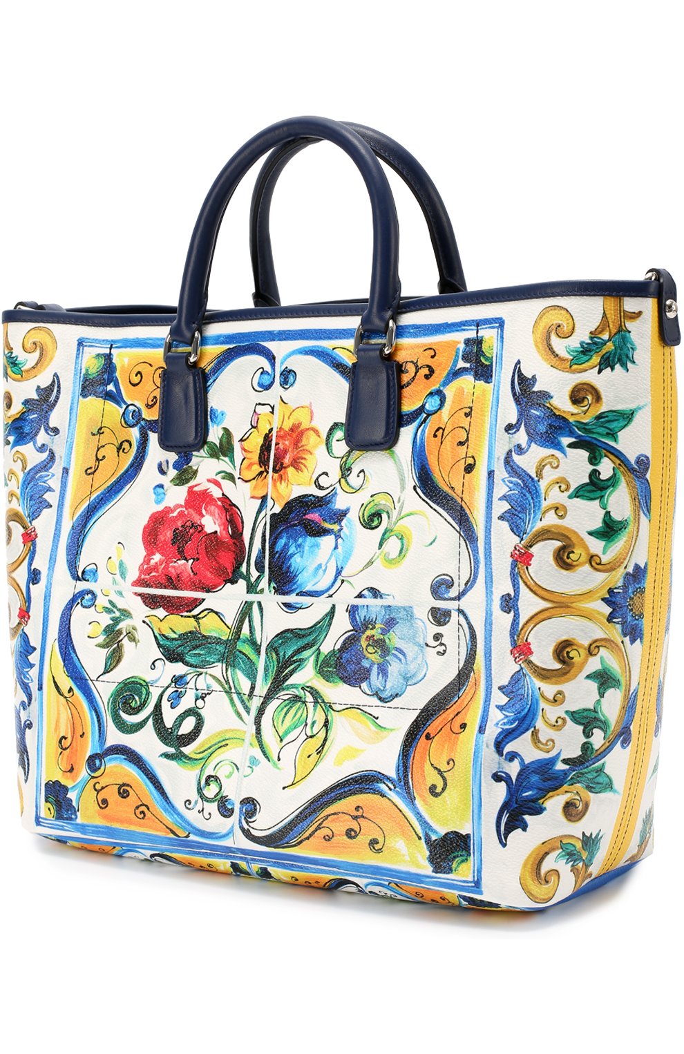 Женская сумка lara с принтом maiolica DOLCE & GABBANA разноцветная цвета, арт. 0116/BB5986/AD388 купить в ЦУМ | Фото №3 Сумка Lara с принтом Maiolica Dolce & Gabbana разноцветная цвета | Фото №3