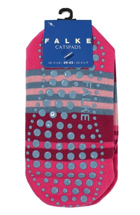 Детские носки catspads в полоску FALKE фуксия цвета по цене 1080 руб., арт. 12078 | Фото 1 Детские носки catspads в полоску FALKE фуксия цвета, арт. 12078 | Фото 1