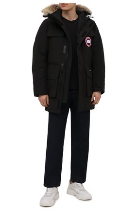 Мужская пуховая парка citadel с меховой отделкой CANADA GOOSE черного цвета по цене 119500 руб., арт. 4567M | Фото 2 Мужская пуховая парка citadel с меховой отделкой CANADA GOOSE черного цвета, арт. 4567M | Фото 2