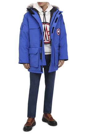 Мужская пуховая парка expedition CANADA GOOSE синего цвета по цене 146500 руб., арт. 4565MPB | Фото 2 Мужская пуховая парка expedition CANADA GOOSE синего цвета, арт. 4565MPB | Фото 2