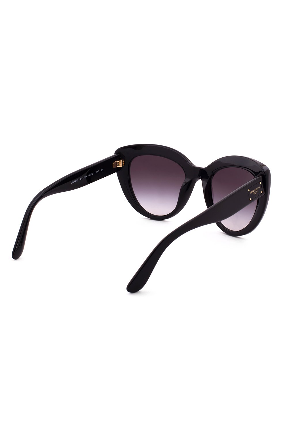 Женские черные солнцезащитные очки Dolce & Gabbana, арт. 4287-501/8G купить в ЦУМ | Фото №3 Солнцезащитные очки Dolce & Gabbana черные | Фото №3