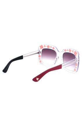 Женские солнцезащитные очки GUCCI прозрачного цвета по цене 29650 руб., арт. 3863 900 J8 | Фото 3 Женские солнцезащитные очки GUCCI прозрачного цвета, арт. 3863 900 J8 | Фото 3