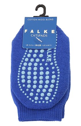 Детские носки catspads FALKE синего цвета, арт. 10500 | Фото 1 (Материал: Текстиль, Хлопок; Статус проверки: Проверено, Проверена категория; Кросс-КТ: Носки, Школьные аксессуары)