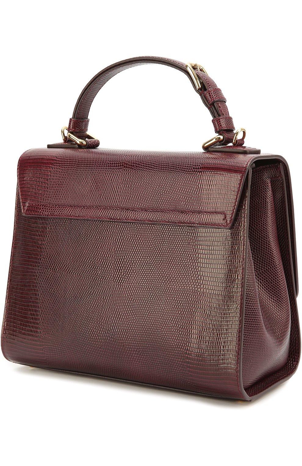 Женская сумка monica с тиснением под игуану DOLCE & GABBANA бордовая цвета, арт. 0116/BB5826/A1095 купить в ЦУМ | Фото №3 Сумка Monica с тиснением под игуану Dolce & Gabbana бордовая цвета | Фото №3