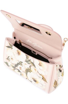 Женская сумка sicily medium с росписью DOLCE & GABBANA белая цвета, арт. 0116/BB6002/AC870 купить в ЦУМ | Фото №4 Сумка Sicily medium с росписью Dolce & Gabbana белая цвета | Фото №4