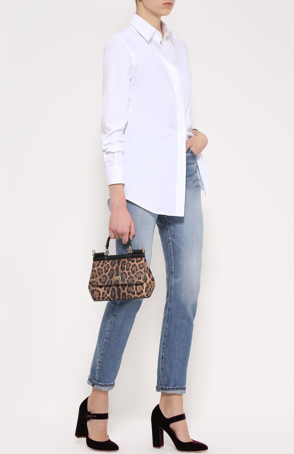 Женская сумка sicily small с леопардовым принтом DOLCE & GABBANA леопардовая цвета, арт. 0116/BB6003/A7158 купить в ЦУМ | Фото №2 Сумка Sicily small с леопардовым принтом Dolce & Gabbana леопардовая цвета | Фото №2