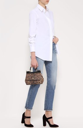 Женская сумка sicily small с леопардовым принтом DOLCE & GABBANA леопардовая цвета, арт. 0116/BB6003/A7158 купить в ЦУМ | Фото №2 Сумка Sicily small с леопардовым принтом Dolce & Gabbana леопардовая цвета | Фото №2
