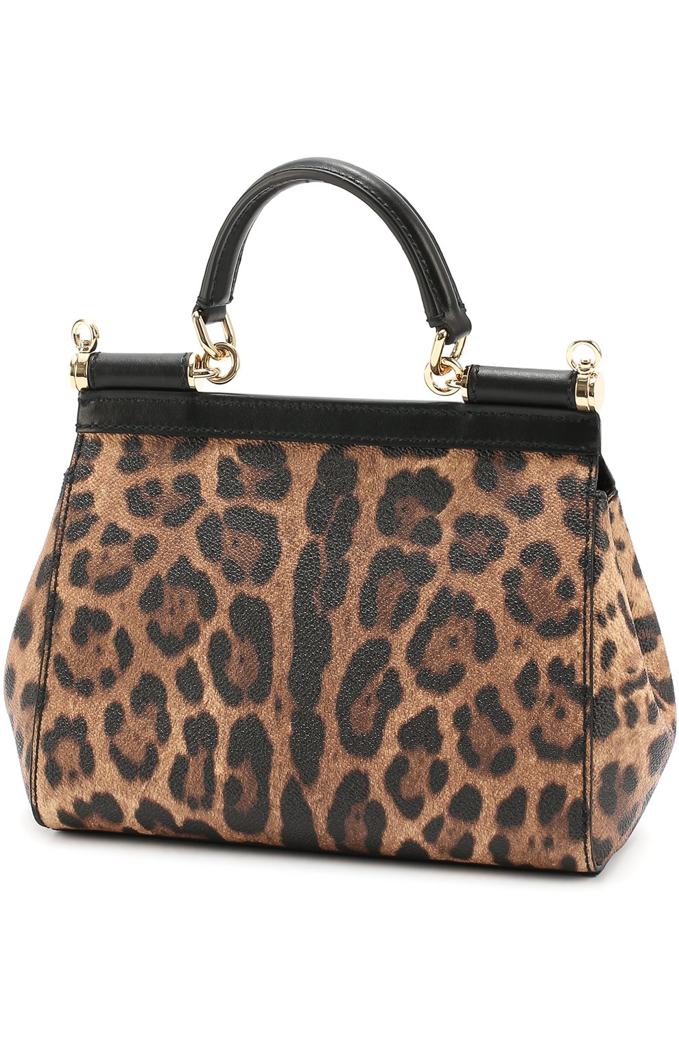 Женская сумка sicily small с леопардовым принтом DOLCE & GABBANA леопардовая цвета, арт. 0116/BB6003/A7158 купить в ЦУМ | Фото №3 Сумка Sicily small с леопардовым принтом Dolce & Gabbana леопардовая цвета | Фото №3