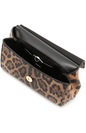 Женская сумка sicily small с леопардовым принтом DOLCE & GABBANA леопардовая цвета, арт. 0116/BB6003/A7158 купить в ЦУМ | Фото №4 Сумка Sicily small с леопардовым принтом Dolce & Gabbana леопардовая цвета | Фото №4