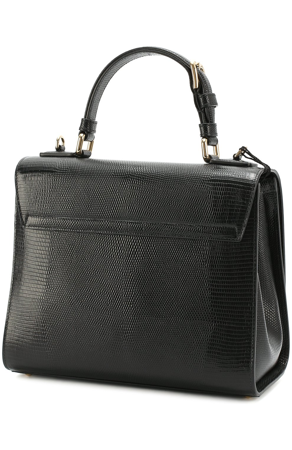 Женская сумка monica с тиснением под игуану DOLCE & GABBANA черная цвета, арт. 0116/BB5826/A1095 купить в ЦУМ | Фото №3 Сумка Monica с тиснением под игуану Dolce & Gabbana черная цвета | Фото №3