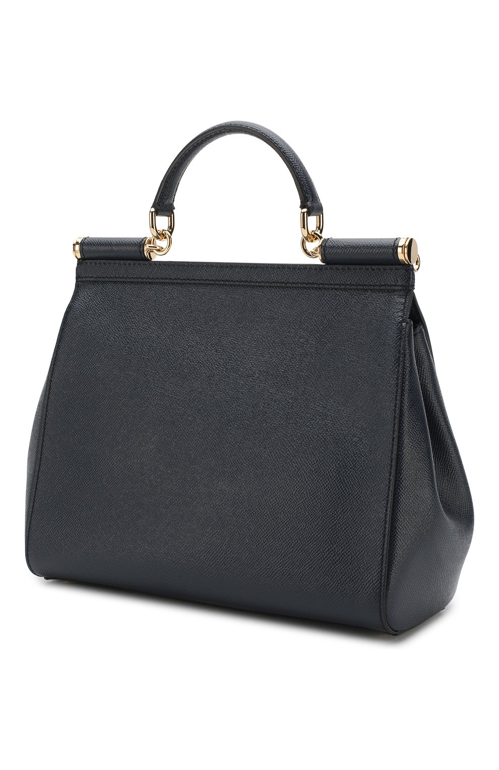 Женская сумка sicily medium new DOLCE & GABBANA темно-синяя цвета, арт. 0116/BB6235/A1001 купить в ЦУМ | Фото №3 Сумка Sicily medium new Dolce & Gabbana темно-синяя цвета | Фото №3