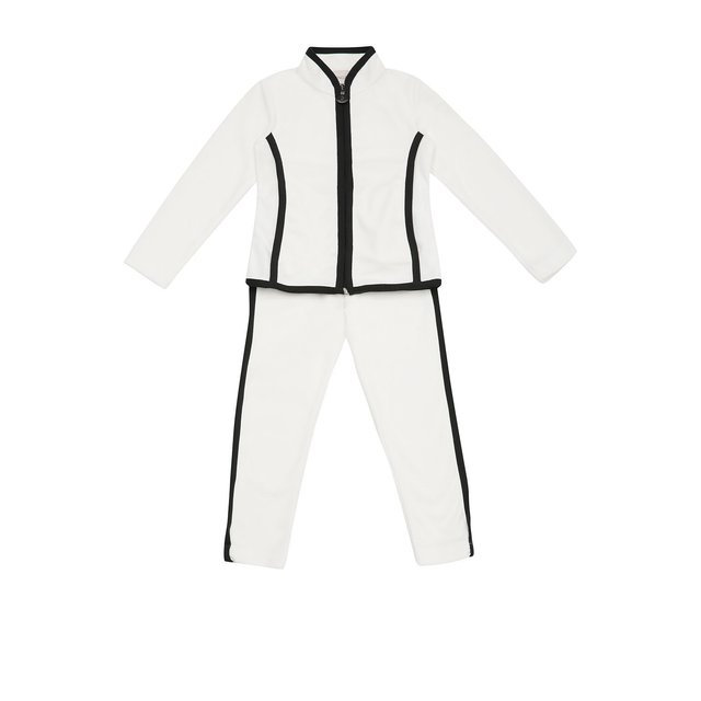 Спортивный костюм с контрастной окантовкой Moncler Enfant B2-954-88543-05-80379/4-6
