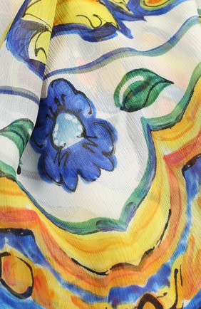 Шелковый шарф с принтом Maiolica | Фото №2 Шелковый шарф с принтом Maiolica | Фото №2