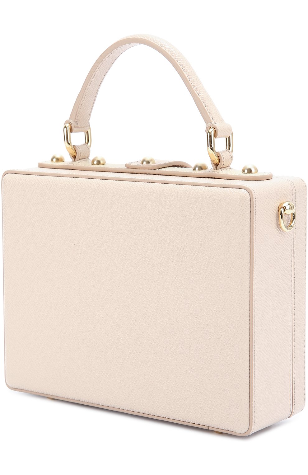 Женская сумка dolce box с аппликацией dg family DOLCE & GABBANA розовая цвета, арт. 0116/BB5970/AB513 купить в ЦУМ | Фото №3 Сумка Dolce Box с аппликацией DG Family Dolce & Gabbana розовая цвета | Фото №3