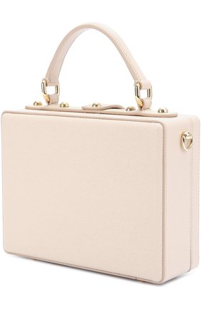 Женская сумка dolce box с аппликацией dg family DOLCE & GABBANA розовая цвета, арт. 0116/BB5970/AB513 купить в ЦУМ | Фото №3 Сумка Dolce Box с аппликацией DG Family Dolce & Gabbana розовая цвета | Фото №3
