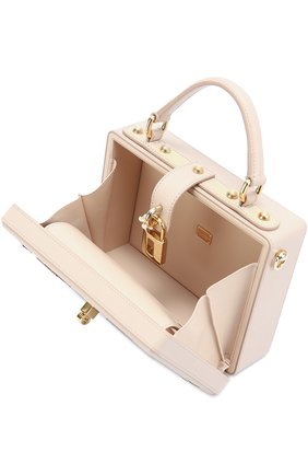 Женская сумка dolce box с аппликацией dg family DOLCE & GABBANA розовая цвета, арт. 0116/BB5970/AB513 купить в ЦУМ | Фото №4 Сумка Dolce Box с аппликацией DG Family Dolce & Gabbana розовая цвета | Фото №4