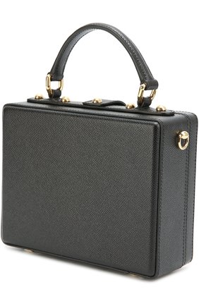 Женская сумка dolce box с аппликацией dg family DOLCE & GABBANA черная цвета, арт. 0116/BB5970/AB513 купить в ЦУМ | Фото №3 Сумка Dolce Box с аппликацией DG Family Dolce & Gabbana черная цвета | Фото №3
