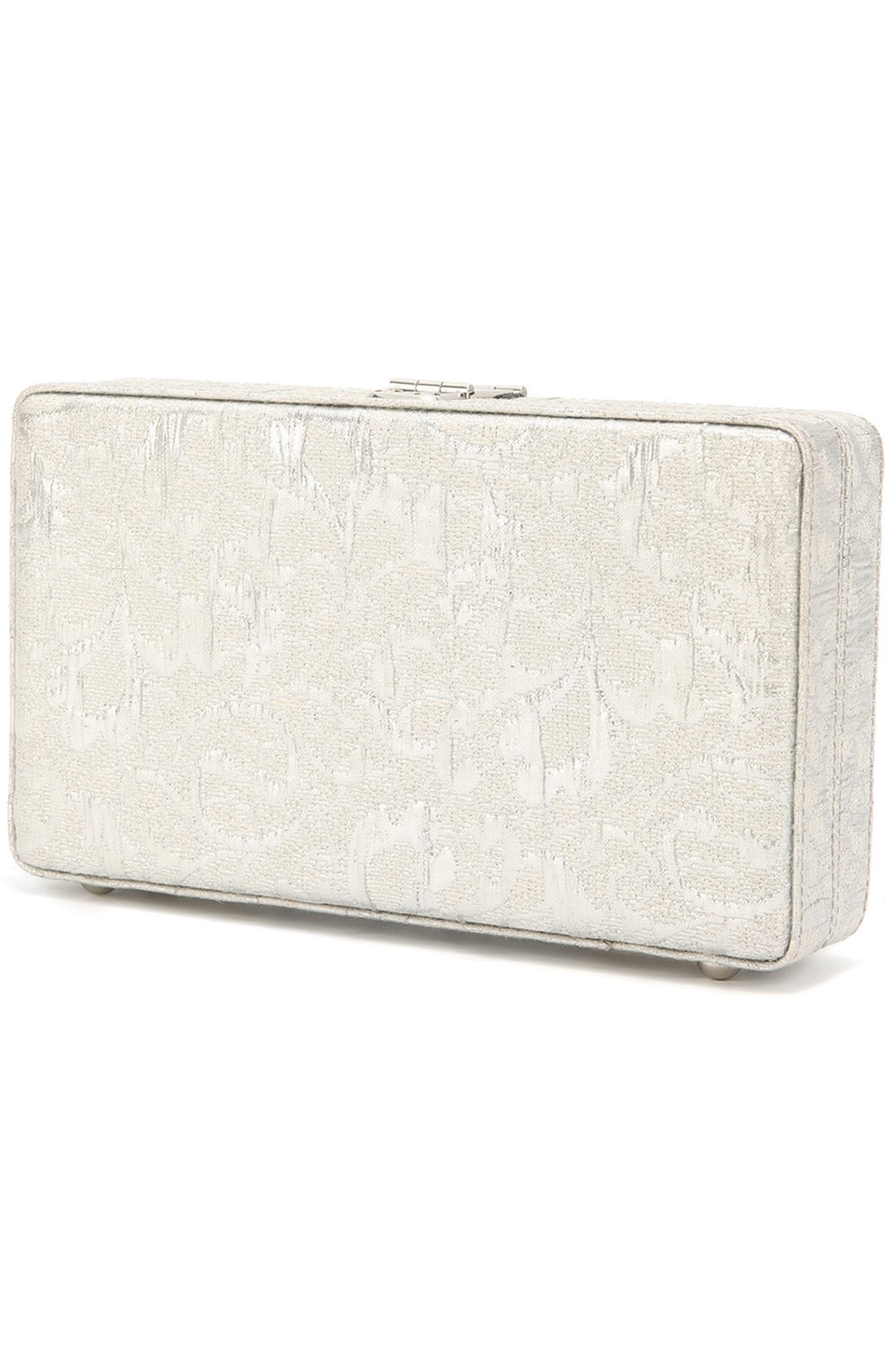 Клатч Dolce Box с отделкой стразами Dolce & Gabbana, серебряного цвета, арт. 0116/BB6102/AD522 в ЦУМ | Фото №3 Клатч Dolce Box с отделкой стразами Dolce & Gabbana серебряного цвета | Фото №3