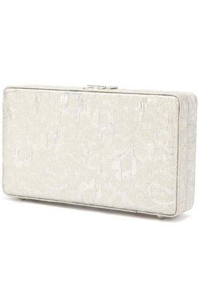 Клатч Dolce Box с отделкой стразами Dolce & Gabbana, серебряного цвета, арт. 0116/BB6102/AD522 в ЦУМ | Фото №3 Клатч Dolce Box с отделкой стразами Dolce & Gabbana серебряного цвета | Фото №3