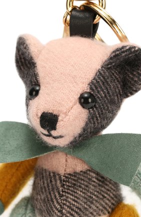 Брелок Thomas Bear из кашемира в клетку | Фото №3 Брелок Thomas Bear из кашемира в клетку | Фото №3