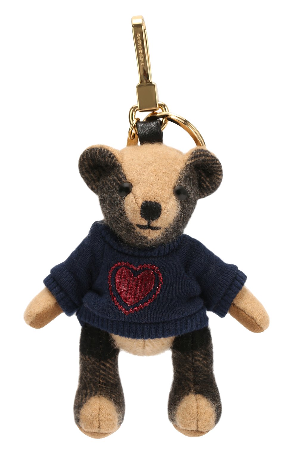 Брелок Thomas Bear из кашемира в клетку | Фото №1