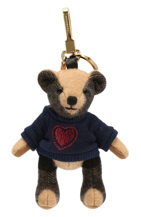 Брелок Thomas Bear из кашемира в клетку | Фото №1 Брелок Thomas Bear из кашемира в клетку | Фото №1