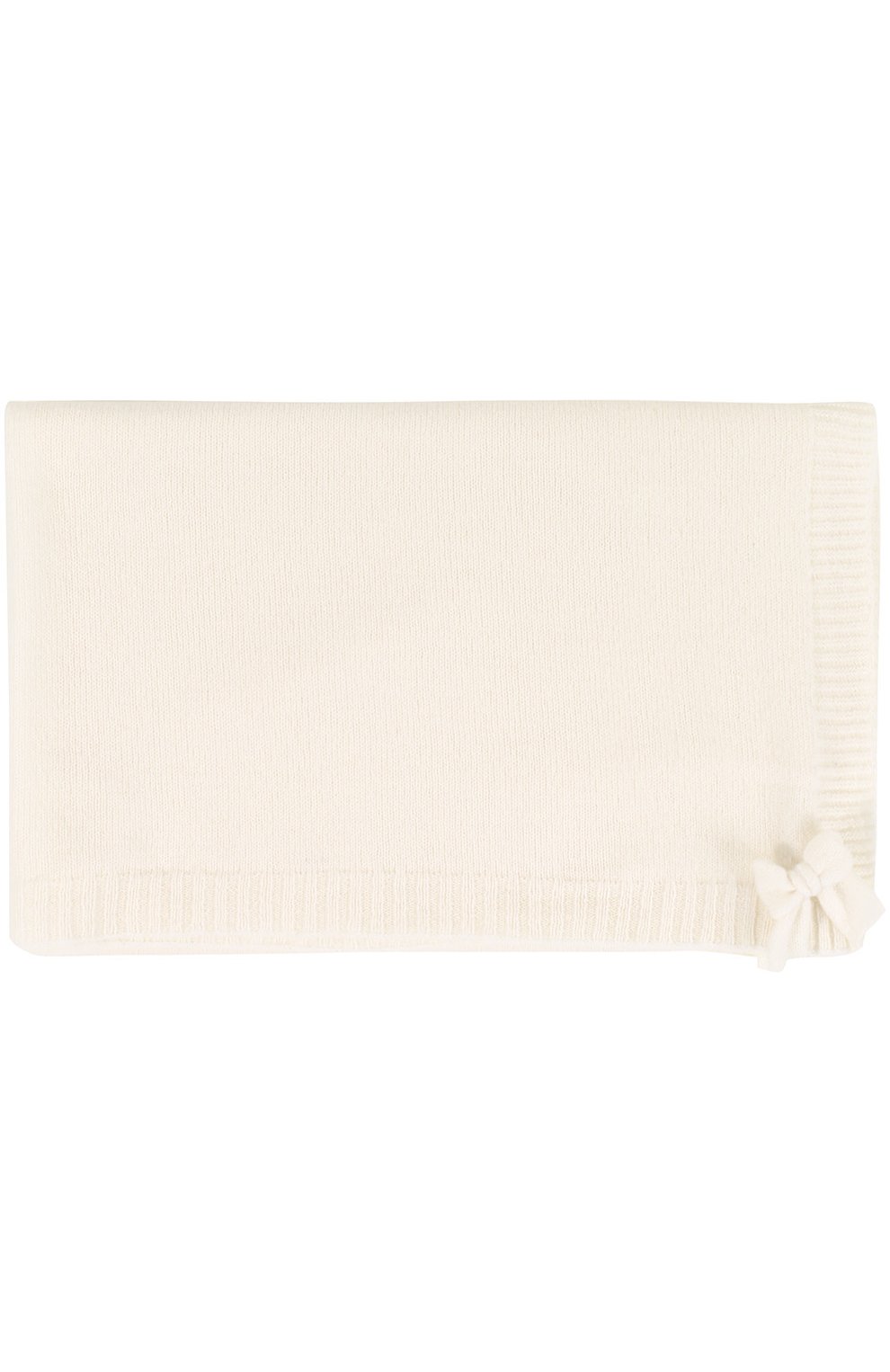 Детского одеяло из кашемира BABY T белого цвета, арт. 16AIC882C0 | Фото 1 (Материал: Текстиль, Кашемир, Шерсть; Статус проверки: Проверена категория)