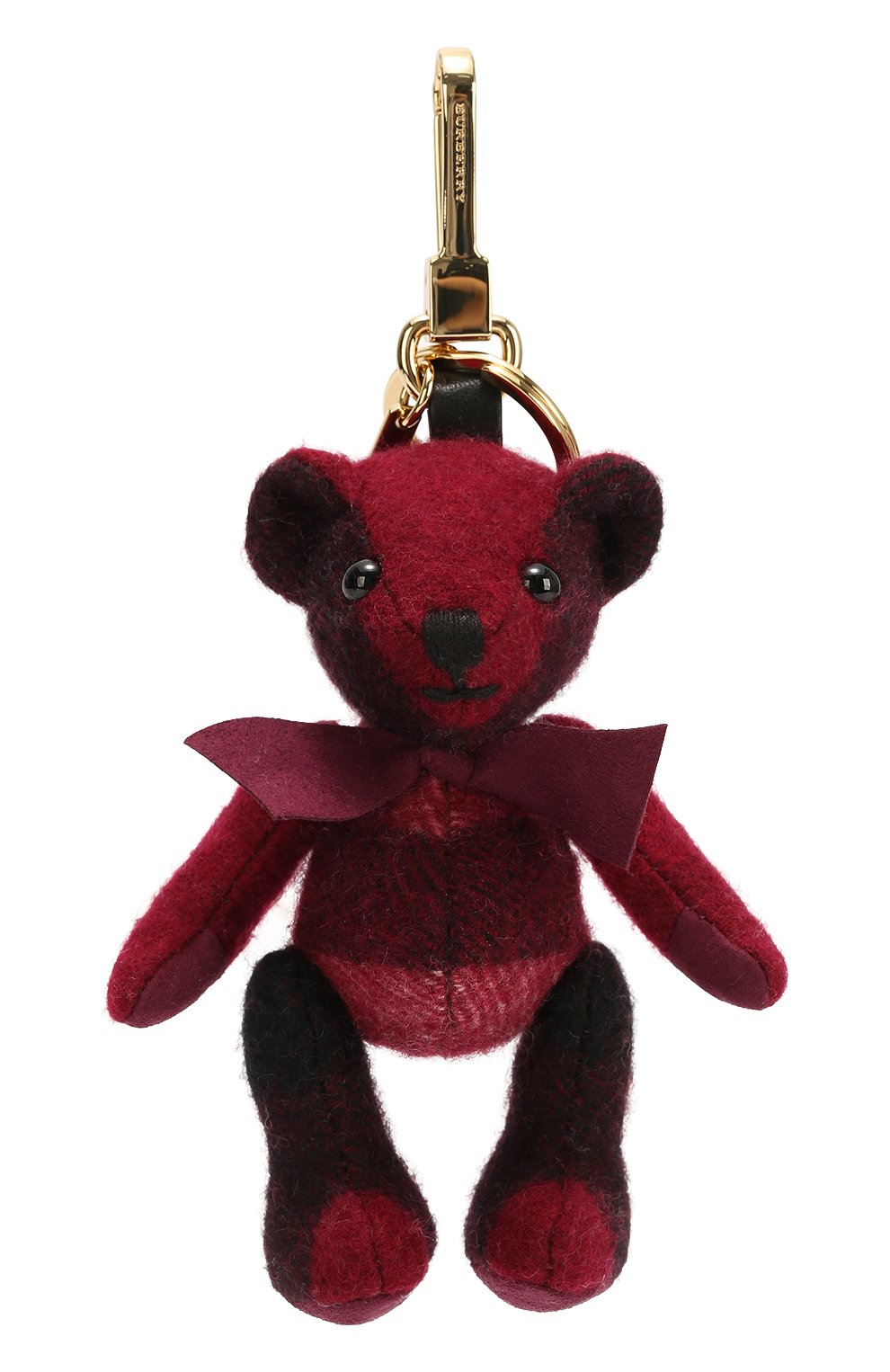 Брелок Thomas Bear из кашемира в клетку | Фото №1